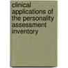 Clinical Applications of the Personality Assessment Inventory door Mark A. Blais