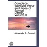 Complete Works In Verse And Prose Of Samuel Daniel, Volume Ii by Alexander B. Grosart