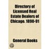 Directory Of Licensed Real Estate Dealers Of Chicago. 1890-91