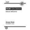Gcse Core Science Edexcel Answers (For Workbook) - Foundation door Richards Parsons