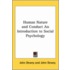 Human Nature And Conduct An Introduction To Social Psychology