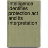 Intelligence Identities Protection Act And Its Interpretation door Onbekend
