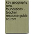 Key Geography New Foundations - Teacher Resource Guide Cd-Rom