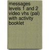 Messages Levels 1 And 2 Video Vhs (Pal) With Activity Booklet door Efs Television Production