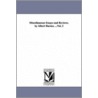 Miscellaneous Essays And Reviews. By Albert Barnes. ...Vol. 2 door Albert Barnes