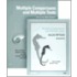 Multiple Comparisons and Multiple Tests Text and Workbook Set
