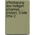 Offenbarung Des Heiligen Johannes ... Erlutert. 2 Bde £The 2