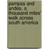 Pampas And Andes. A Thousand Miles' Walk Across South America