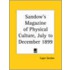 Sandow's Magazine Of Physical Culture (July To December 1899)