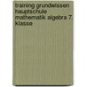 Training Grundwissen Hauptschule Mathematik Algebra 7. Klasse door Onbekend