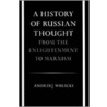 A History of Russian Thought from the Enlightenment to Marxism door Andrzej Walicki