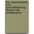DaZ-Spracherwerb und Sprachförderung Deutsch als Zweitsprache
