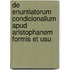 De Enuntiatorum Condicionalium Apud Aristophanem Formis Et Usu