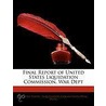 Final Report Of United States Liquidation Commission, War Dept door United States.