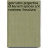 Geometric Properties Of Banach Spaces And Nonlinear Iterations door Charles Chidume