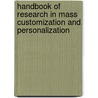 Handbook Of Research In Mass Customization And Personalization door Mitchell M. Tseng