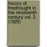 History Of Freethought In The Nineteenth Century Vol. 2 (1929)