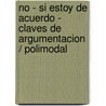 No - Si Estoy de Acuerdo - Claves de Argumentacion / Polimodal door Vicente Jose Durante