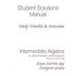 Student Solutions Manual (Standalone) For Intermediate Algebra