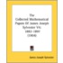 The Collected Mathematical Papers of James Joseph Sylvester V4