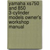 Yamaha Xs750 And 850 3-Cylinder Models Owner's Workshop Manual door Mansur Darlington