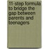 11-Step Formula To Bridge The Gap Between Parents And Teenagers