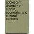 Adolescent Diversity in Ethnic, Economic, and Cultural Contexts