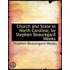 Church And State In North Carolina; By Stephen Beauregard Weeks