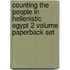 Counting The People In Hellenistic Egypt 2 Volume Paperback Set