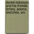 Daniel Ricketson And His Friends: Letters, Poems, Sketches, Etc