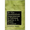 De Vita Excellentium Imperatorum Ex Editione Quarta J. H. Bremi door Cornelius Nepos