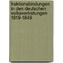 Fraktionsbindungen in den deutschen Volksvertretungen 1819-1849