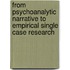 From Psychoanalytic Narrative To Empirical Single Case Research