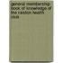 General Membership Book Of Knowledge Of The Ralston Health Club