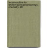 Lecture Outline for Whitten/Davis/Peck/Stanley's Chemistry, 9th door Raymond E. Davis