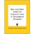 Man And Other Orders Of Existence From A Theosophical Viewpoint