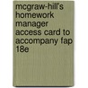 McGraw-Hill's Homework Manager Access Card to Accompany Fap 18e door Kermit D. Larson