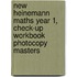 New Heinemann Maths Year 1, Check-Up Workbook Photocopy Masters