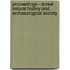 Proceedings - Dorset Natural History And Archaeological Society