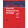 Springer Handbook Of Materials Measurement Methods [with Cdrom] by Unknown