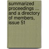 Summarized Proceedings ... And A Directory Of Members, Issue 51 door American Associ