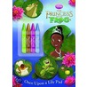 The Princess and the Frog Once Upon a Lily Pad [With 4 Crayons] by Walt Disney