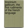 Tirocinium Gallicum, The First Rudiments Of The French Language door Tirocinium Gallicum