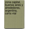 Zona Capital, Buenos Aires y Alrededores, Argentina, Carta Vial door Autom Ovil Club Argentino