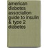American Diabetes Association Guide to Insulin & Type 2 Diabetes