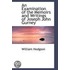 An Examination Of The Memoirs And Writings Of Joseph John Gurney