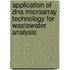Application Of Dna Microarray Technology For Wastewater Analysis
