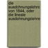 Die Ausdchnungslehre Von 1844, Oder Die Lineale Ausdehnungslehre