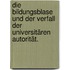 Die Bildungsblase und der Verfall der universitären Autorität.
