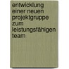 Entwicklung einer neuen Projektgruppe zum leistungsfähigen Team door David Hauck